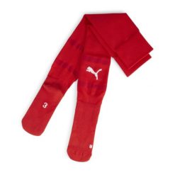 Skarpetki Puma TeamFinal. Czerwone skarpetki damskie Puma, bez wzorów, z materiału. Za 119.00 zł.