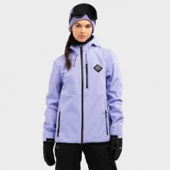 Kurtka snowboardowa damska W2-W Makalu. Niebieskie kurtki damskie SIROKO, xs, bez wzorów, z softshellu, bez kaptura. Za 844.00 zł.