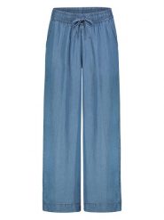 Sublevel Spodnie w kolorze niebieskim rozmiar: M. Niebieskie spodnie materiałowe damskie Sublevel, bez wzorów, z materiału. Za 104.99 zł.