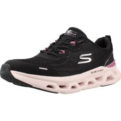 Buty SKECHERS 150744S GLIDE STEP ALTUS Czarny. Czarne obuwie trekkingowe damskie Skechers, z syntetyku, bez zapięcia. Za 360.99 zł.