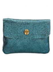 Charm Portfel "Elisa" w kolorze niebieskim - 11 x 1,5 x 7,5 cm rozmiar: onesize. Niebieskie portfele damskie Charm, bez wzorów, z materiału. Za 39.45 zł.