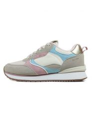 GAP Sneakersy "Wonder Spirit S" w kolorze szarobrązowo-beżowo-błękitnym rozmiar: 39. Brązowe obuwie sportowe damskie GAP, z materiału, bez zapięcia. Za 140.20 zł.