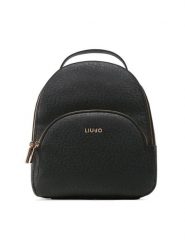 Liu Jo Plecak M Backpack AXX009 E0087 Czarny. Czarne plecaki Liu Jo, bez wzorów, ze skóry. Za 409.99 zł.