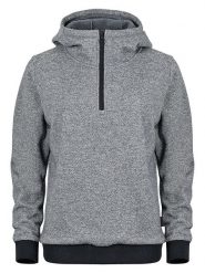 Elkline Bluza polarowa "Smile" w kolorze antracytowym rozmiar: 36. Czarne bluzy damskie elkline, bez wzorów, z polaru, z kapturem. Za 136.78 zł.