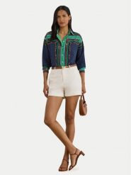 LAUREN RALPH LAUREN Koszula 200P03687001 Kolorowy Relaxed Fit. Koszule damskie Lauren Ralph Lauren, l, bez wzorów, z syntetyku, bez kołnierzyka, bez ramiączek. Za 859.99 zł.