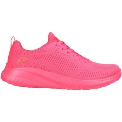 Buty damskie SKECHERS Bobs Squad Chaos Cool Rythms. Czerwone obuwie sportowe damskie Skechers, bez zapięcia, do biegania, Skechers Sport. Za 219.99 zł.