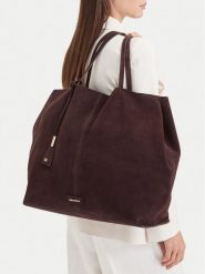 GINO ROSSI Torebka EO-LA321-2683 Brązowy ciemny. Brązowe shopper bag Gino Rossi, ze skóry, bez dodatków. Za 499.99 zł.