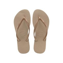 Klapki Havaianas Model 4000030 Kolor Brązowy. Brązowe klapki damskie Havaianas, bez wzorów, z gumy, bez obcasa, bez zapięcia. Za 109.25 zł.