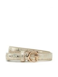 Guess Pasek Damski BW9222 P5220 Złoty. Żółte paski damskie Guess, z aplikacjami, ze skóry. Za 139.99 zł.