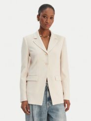 Patrizia Pepe Marynarka 8S0559/A6F5-W409 Écru Regular Fit. Marynarki i żakiety damskie Patrizia Pepe, s, bez wzorów, z syntetyku. Za 1,859.00 zł.