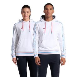 Bluza Arena Fireflow Hooded Sweat Inserts z kapturem. Czarne bluzy damskie Arena, m, bez wzorów, z bawełny, z kapturem. Za 260.89 zł.