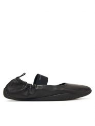 Calvin Klein Baleriny Ballet Sneaker Mj Lth HW0HW03308 Czarny. Czarne balerinki damskie Calvin Klein, bez wzorów, ze skóry. Za 409.99 zł.
