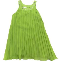 Sukienka w kolorze zielonym. Zielone sukienki niemowlęce Bimbalina, Wooloomoolo, z krótkim rękawem, mini, rozkloszowane. W wyprzedaży za 107.95 zł.