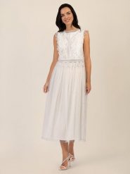 APART Spódnica tiulowa w kolorze kremowym rozmiar: 42. Brązowe spódnice damskie Apart, bez wzorów, z tiulu, maxi. Za 252.99 zł.