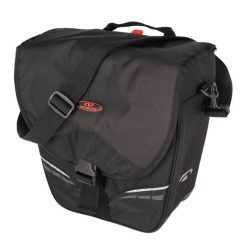 Torba miejska Utah. Czarne shopper bag NORCO, bez wzorów, z nylonu, bez dodatków. Za 419.90 zł.