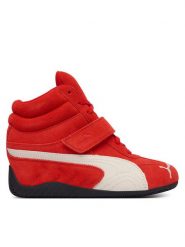 Puma Sneakersy Speedcat Wedge OG 408119 02 Czerwony. Czerwone obuwie sportowe damskie Puma, ze skóry, bez zapięcia. Za 559.99 zł.