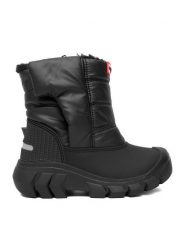 Hunter Śniegowce CEO-CP86-26157(III)CH Czarny. Czarne buty zimowe chłopięce Hunter, z materiału, bez zapięcia. Za 269.99 zł.