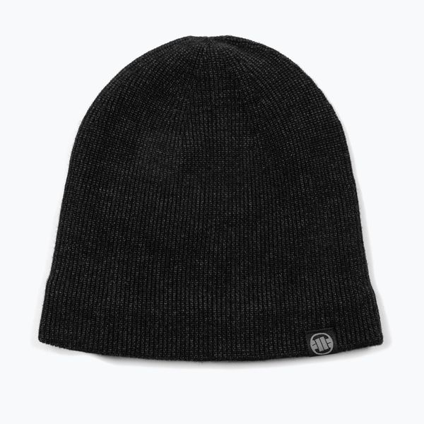 Czapka zimowa Pitbull Beanie Pitbull Hansel. Czarne czapki damskie PITBULL, na zimę, bez wzorów, z materiału. Za 62.99 zł.