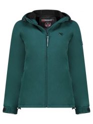 Geographical Norway Kurtka softshellowa "Tamilalor" w kolorze morskim rozmiar: M. Niebieskie kurtki sportowe damskie Geographical Norway, m, bez wzorów, bez kaptura. Za 166.10 zł.