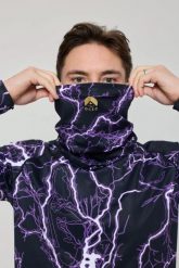 Komin Thunderstruck. Fioletowe kominy damskie OOSC, na zimę, bez wzorów, z elastanu. Za 98.99 zł.