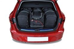 Torby Do Bagażnika Seat Leon St 2013-2020 4Szt Kjust. Czarne torby podróżne KJUST, bez wzorów, z kauczuku. Za 1,251.00 zł.