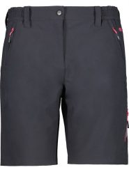 CMP Bermudy trekkingowe w kolorze antracytowym rozmiar: 36. Czarne spodnie dresowe damskie CMP, bez wzorów, z materiału. Za 114.44 zł.