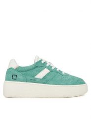 D.A.T.E. Sneakersy Court W421-CP-HA Zielony. Zielone obuwie sportowe damskie D.A.T.E., ze skóry, bez zapięcia. Za 509.99 zł.