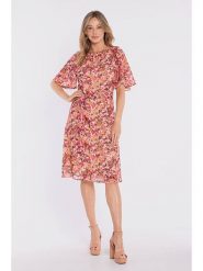 Stylove Sukienka w kolorze jasnoróżowo-różowo-pomarańczowym rozmiar: L. Różowe sukienki damskie Stylove, bez wzorów, z tkaniny, bez ramiączek. Za 206.42 zł.