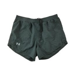 Second life - Spodenki damskie Under Armour - Jak nowy. Czarne spodenki sportowe damskie Under Armour, l, bez wzorów, z materiału, do biegania. Za 59.60 zł.