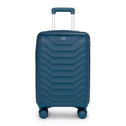 Walizka podróżna KADVA Sancho. Niebieskie walizki KADVA, bez wzorów. Za 169.99 zł.