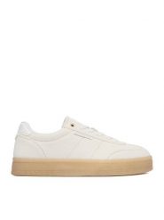 Guess Jeans Sneakersy CWBEO-V12-1219-25WC1051 Kremowy. Białe obuwie sportowe damskie Guess Jeans, z jeansu, bez zapięcia. Za 279.99 zł.