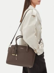 MEXX Torebka CEO-MEXX-S-012-10 Brązowy ciemny. Brązowe kuferki damskie Mexx, bez wzorów, ze skóry, bez dodatków. Za 199.99 zł.
