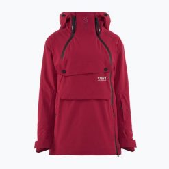 Kurtka snowboardowa damska Colourwear Cake Anorak 2.0. Czerwone kurtki damskie Colourwear, na zimę, m, bez wzorów, z elastanu, bez kaptura. Za 959.99 zł.