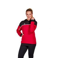 Sweat bluza z kapturem dla kobiet Erima Change. Czarne bluzy damskie Erima, na zimę, bez wzorów, z kapturem. W wyprzedaży za 293.50 zł.