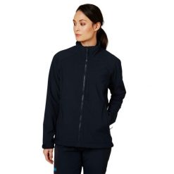 Kurtka uniwersalna damska Helly Hansen Paramont Softshell Jacket W. Niebieskie kurtki sportowe damskie Helly Hansen, uniwersalny, bez wzorów, z softshellu, bez kaptura. Za 729.00 zł.