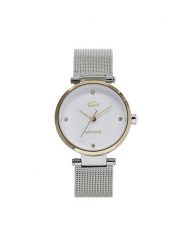 Lacoste Zegarek Orba 2001337 Srebrny. Szare, analogowe zegarki damskie Lacoste, srebrne. Za 749.99 zł.