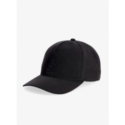 Czapka z daszkiem Odlo Performance Snapback Cap. Czarne czapki z daszkiem damskie ODLO, bez wzorów. Za 98.99 zł.