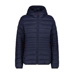 Damska kurtka puchowa CMP Sorona® Aura. Czarne kurtki damskie CMP, bez wzorów, z puchu, bez kaptura. Za 422.00 zł.