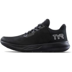 Buty biegowe dla dorosłych TYR Techniknit RNR-1 Lifestyle. Czarne obuwie sportowe damskie TYR, bez zapięcia, do biegania. Za 631.40 zł.