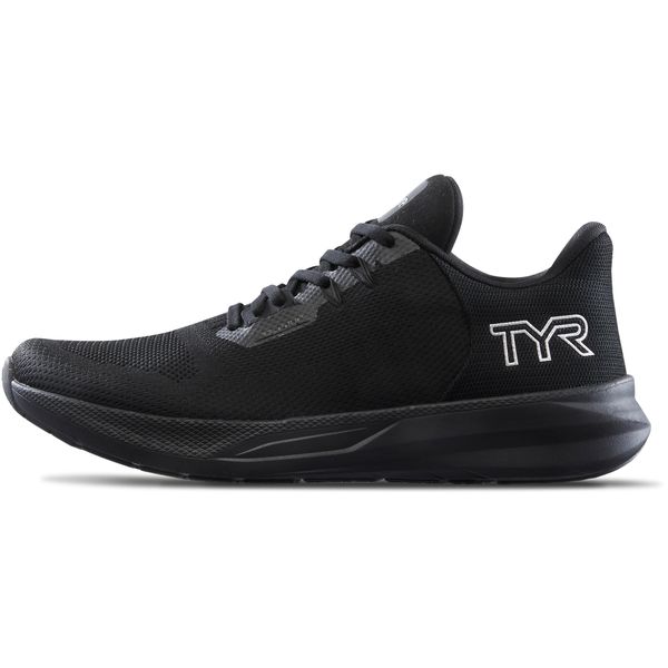 Buty biegowe dla dorosłych TYR Techniknit RNR-1 Lifestyle. Czarne obuwie sportowe damskie TYR, bez zapięcia, do biegania. Za 631.40 zł.