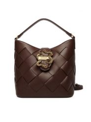 Just Cavalli Torebka 80RA4BM4 ZSD88 Brązowy. Brązowe torebki klasyczne damskie Just Cavalli, ze skóry, bez dodatków. Za 849.99 zł.