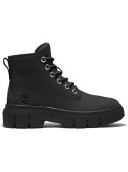 Timberland Skórzane botki "Greyfield" w kolorze czarnym rozmiar: 40. Czarne botki damskie Timberland, bez obcasa, bez zapięcia. Za 484.31 zł.
