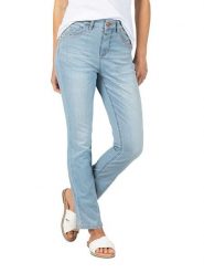 Timezone Dżinsy "Tahila" - Slim fit - w kolorze błękitnym rozmiar: W26/L30. Niebieskie jeansy damskie Timezone. Za 122.96 zł.