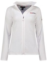Geographical Norway Kurtka polarowa "Tug" w kolorze białym rozmiar: XXL. Białe kurtki damskie Geographical Norway, xxl, z polaru, bez kołnierzyka. Za 70.24 zł.