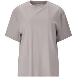 Koszulka damska Athlecia Lexy. Szare bluzki damskie Athlecia, bez wzorów, bez kołnierzyka, bez ramiączek. Za 180.50 zł.