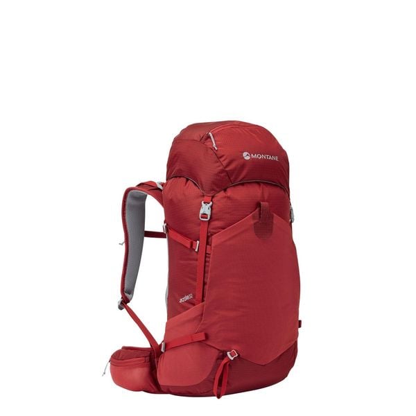 Plecak Montane Azote 32 - acer red. Czerwone plecaki Montane, bez wzorów. Za 549.99 zł.