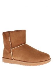 ISLAND BOOT Botki zimowe "Stela" w kolorze jasnobrązowym rozmiar: 39. Brązowe botki damskie Island Boot, na zimę, z materiału, bez obcasa, bez zapięcia. Za 153.71 zł.