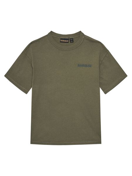 Napapijri T-Shirt S-Ahr NP0A88ZO M Zielony Regular Fit. Zielone t-shirty i koszulki chłopięce Napapijri, bez wzorów, z bawełny, bez kołnierzyka, bez ramiączek. Za 59.99 zł.
