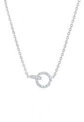 Elli Damskie pierścionki połączenie nieskończoność z kryształami srebro 925 sterling silver Naszyjniki 1 ct. Szare naszyjniki damskie Elli, z kryształem, srebrne. Za 249.89 zł.