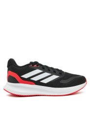 Adidas Sneakersy Runfalcon 5 Shoes Kids JP5142 Czarny. Czarne buty sportowe dziewczęce Adidas, z materiału, bez zapięcia. Za 159.99 zł.